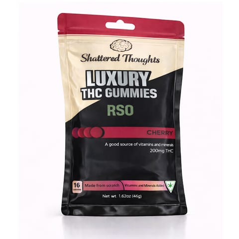 SHATTERED THOUGHTS | CHERRY RSO | GUMMY | 200MG