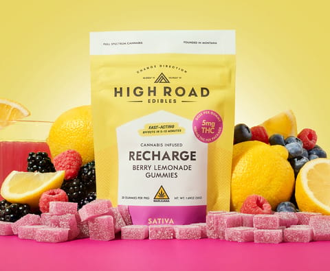 High Road - Recharge Quick Gummies - Berry Lemonade