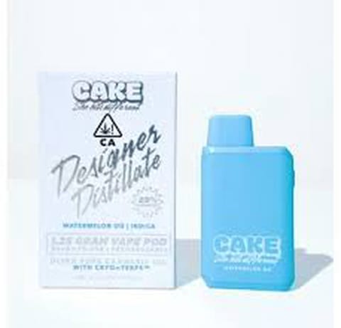 Cake | Watermelon OG (I) | 1.25g Designer Distillate Disposable Vape