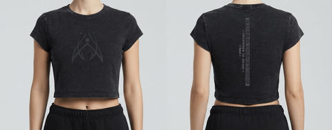 Women's Cropped T-Shirt - | X-Large
