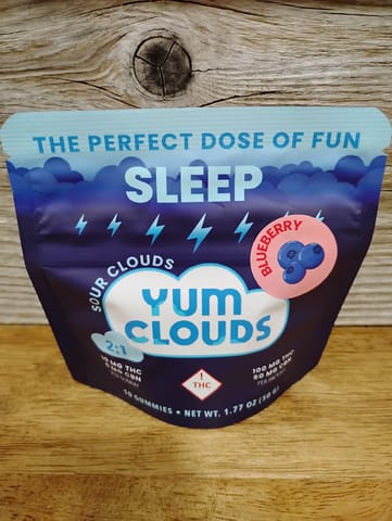 Yum Clouds Blueberry Sleep 2:1