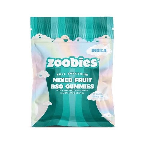 Indica Mixed Fruit RSO Gummies (10pk/100mg)