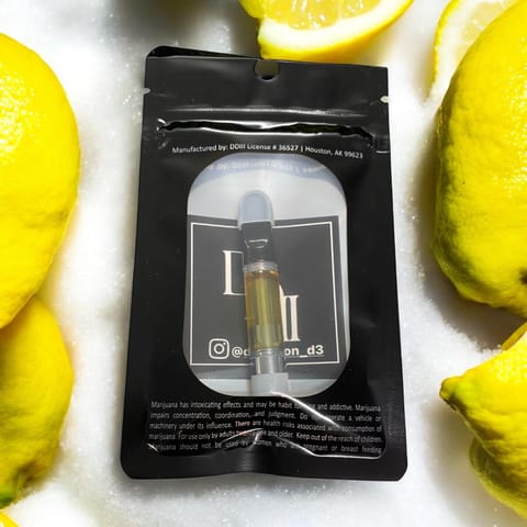 DDIII | Lemon Ice Pucker Full Spectrum | Vape Cartridge | 1g