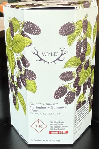 WYLD Med | Marionberry | Gummies | 1000mg | 20ct