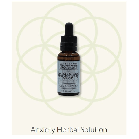 CBD Infused Full Spectrum Herbal Solution Anxiety