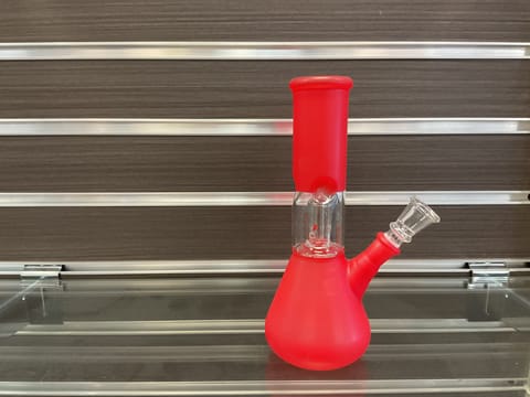 Plain Red Classic Bong