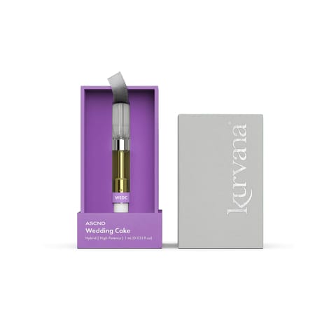 KURVANA - THC VAPE - ASCND WEDDING CAKE - 1G