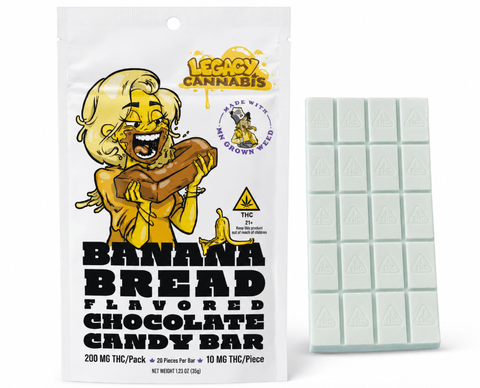 Banana Bread - Chocolate Bar - 200mg THC