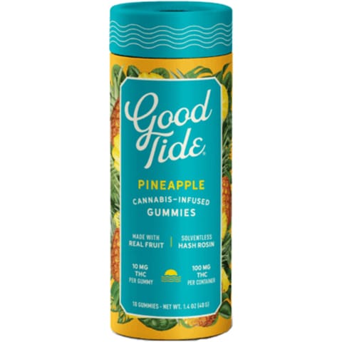 KB - GOOD TIDE - SOLVENTLESS GUMMY - PINEAPPLE - 100MG