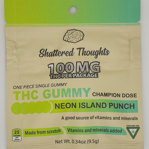 SHATTERED THOUGHTS | NEON ISLAND PUNCH | GUMMY | 100MG