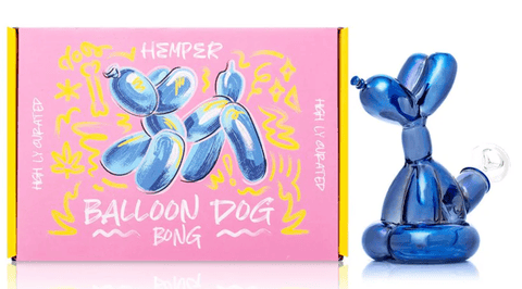 5.5" Hemper Balloon Dog Glass Bong
