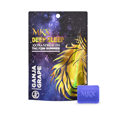 Deep Sleep Ganja Grape Gummies 200mg THC + 50mg CBN