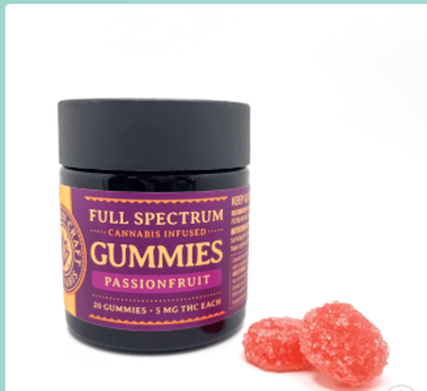 Passionfruit Gummie 100mg Full Spectrum