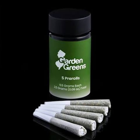Garden Greens - Deep Breath - 0.5g 5 Pack Preroll - Balanced Hybrid