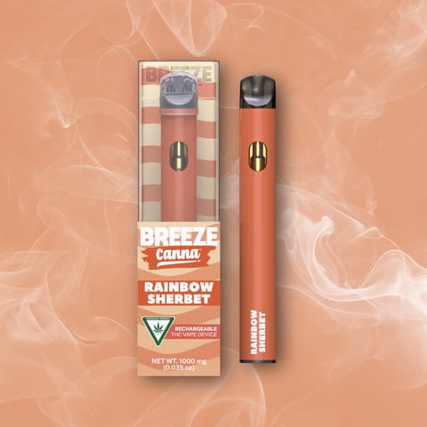 Rainbow Sherbet 1g Disposable | Breeze