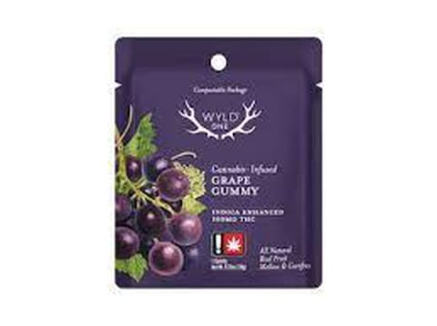 Wyld One | Grape | 100MG | Single Gummy