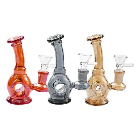 5" Super Shine Donut Water Pipe