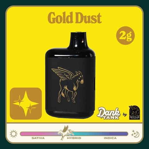 Gold Dust 2g Live Resin Dank tank (Mule)