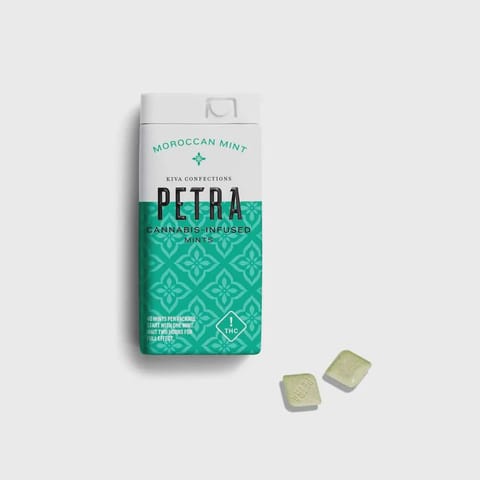Petra | Moroccan Mint | 2.5mg THC x 40 Sugar Free Mints