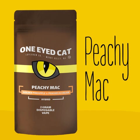 One Eyed Cat | Disposable Vape | Peachy Mac | 2G