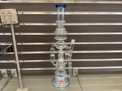 Mr Green Blue Chamber Bong