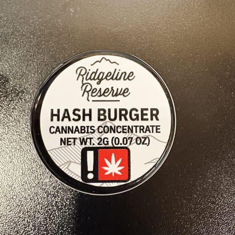 2G Hash Burger Live Rosin Dab (Ridgeline Reserve)