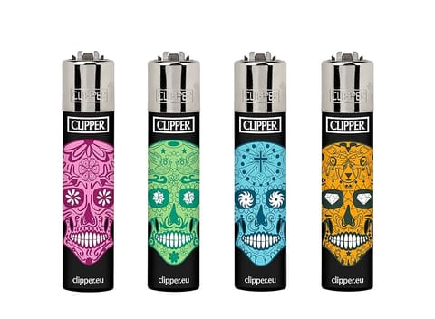 Clipper Lighter - Sugar SKulls
