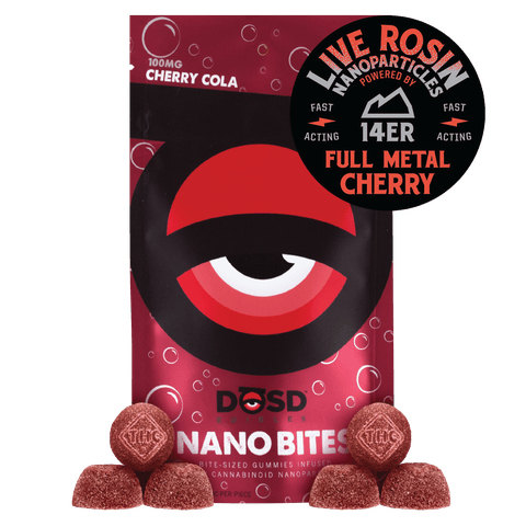 DOSD Rosin Nano Bites | Cherry Cola 100mg Rec