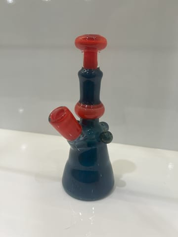 Chandler Lightfoot- Blue/Red Encalmo Tube w Marbles