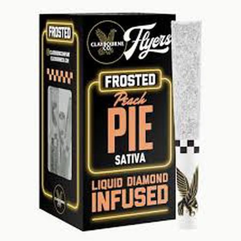 Claybourne Co. - Peach Pie - Flyers Frosted Infused .5g 5 Pack