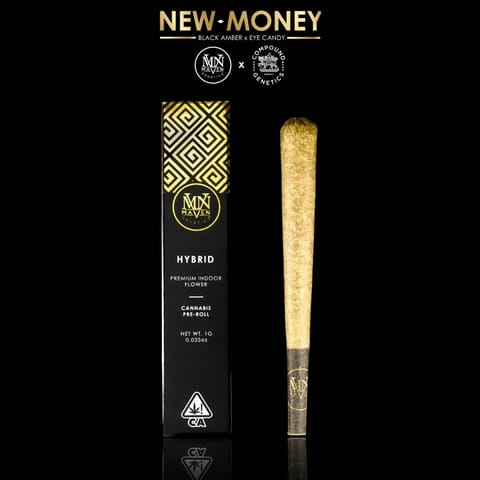Maven Genetics | New Money | Preroll | Hybrid | 1g