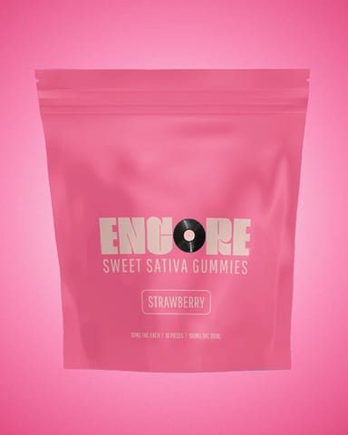 Encore Gummies - 100mg 10pk - Strawberry - Sativa