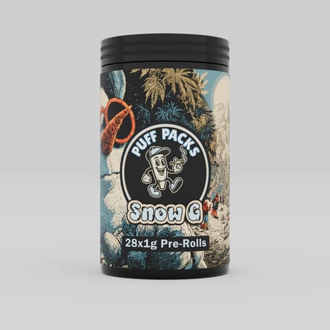 Snow G | Puff Packs | (28) 1g Pre Rolls| Vandalia Organics |