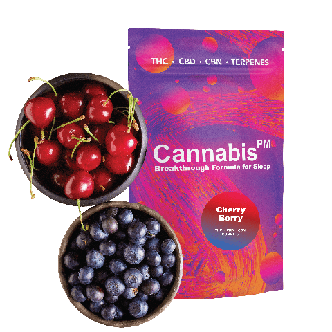 (MED) Cannabis PM Gummies - Cherry Berry