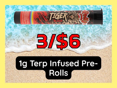3/$6 1g Terp Infused Pre-Rolls