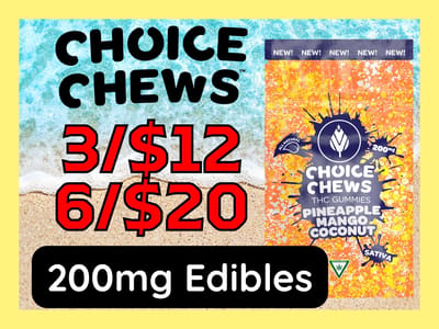 6/$20 Choice Chews 200mg