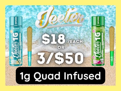 3/$50 1g Jeeters