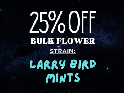25% OFF - Bulk Flower (Larry Bird Mints)