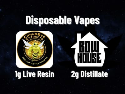 2/$38 - Disposables (Cannabee & Bow House)