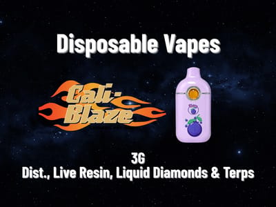 2/$59 - 3g Disposables (MKX & Cali-Blaze)