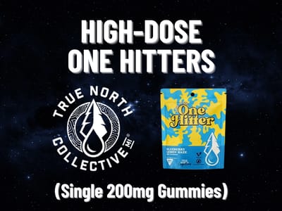 5/$20 - True North 200mg One Hitter Gummies