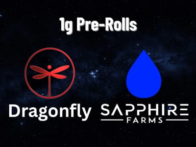28/$30 - 1g Pre-Rolls (Dragonfly & Sapphire)