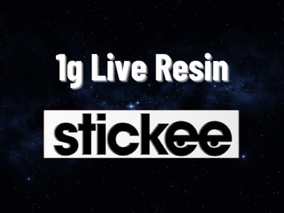 $5 each - 1g Live Resin (Stickee)