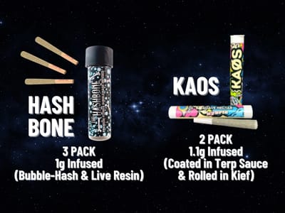 2/$30 - Infused PR Multi-Pack (Riot Rolls & HashBones)