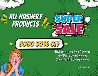 Hashery Flashery Sale | BOGO 50% off