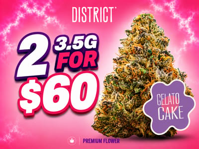 District cannabis deal buy two 3.5g for 60