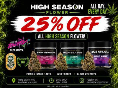 25% OFF HIGH SEASON & SURREAL YIELDS DAILY