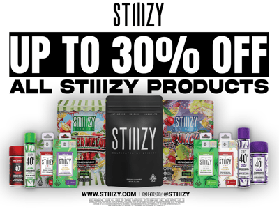 Up to 30% off All Stiiizy Products