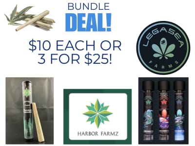 3/$25 Full Flower Premium 1g Pre-Rolls