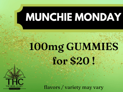 MUNCHIE MONDAY - $20 GUMMIES